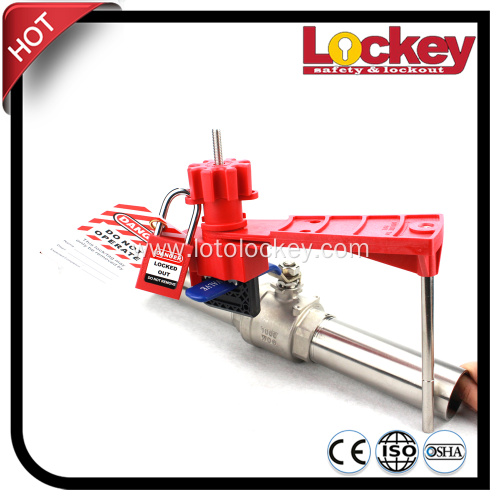 Single Arm Universal Ball Valve Lockout Handle Lock